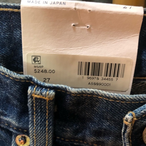 Levi’s Made In Japan Barrel Jeans Sz 27 NWT - Picture 5 of 10